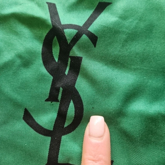 YSL Green and Black Scarf - Picture 11 of 11